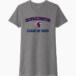 Vacaville Christian Falcons Next Level Women's CVC Tee Front Thumbnail
