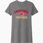 CANEY CREEK HIGH SCHOOL PANTHERS Next Level Women's CVC Tee Front Thumbnail