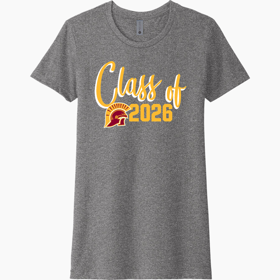 HILLCREST HIGH SCHOOL TROJANS <span class="pdp-name-mascot">Hillcrest High School TROJANS</span> Next Level Women's CVC Tee