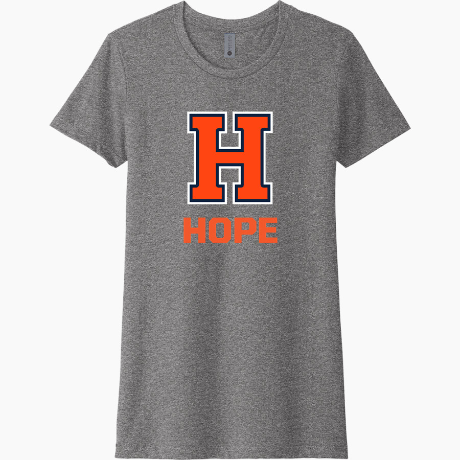 Hope College Online Athletics Store <span class="pdp-name-mascot">Hope Flying Dutch</span> Next Level Women's CVC Tee