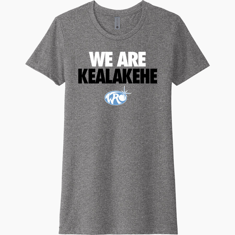 KEALAKEHE HIGH SCHOOL WAVERIDERS <span class="pdp-name-mascot">KEALAKEHE WAVERIDERS</span> Next Level Women's CVC Tee