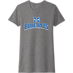 MANCOS HIGH SCHOOL BLUEJAYS <span class="pdp-name-mascot">MANCOS BLUEJAYS</span> Next Level Apparel Women's CVC Tee Front Thumbnail