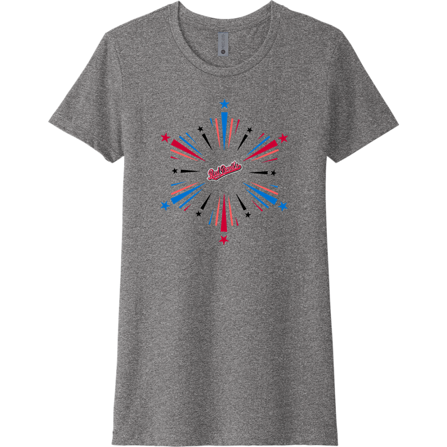 Red Devils Fastpitch <span class="pdp-name-mascot">Red Devils Fastpitch</span> Next Level Women's CVC Tee