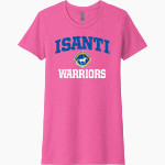 ISANTI HIGH SCHOOL WARRIORS <span class="pdp-name-mascot">SANTEE WARRIORS</span> Next Level Women's CVC Tee Front Thumbnail