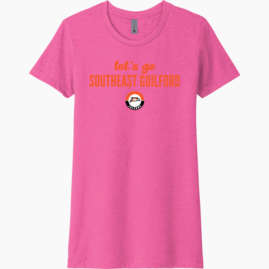 Southeast Guilford Falcons <span class="pdp-name-mascot">Southeast Guilford Falcons</span> Next Level Women's CVC Tee