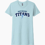 Northshore Titans Online Store <span class="pdp-name-mascot">Northshore Titans</span> Next Level Women's CVC Tee Front Thumbnail