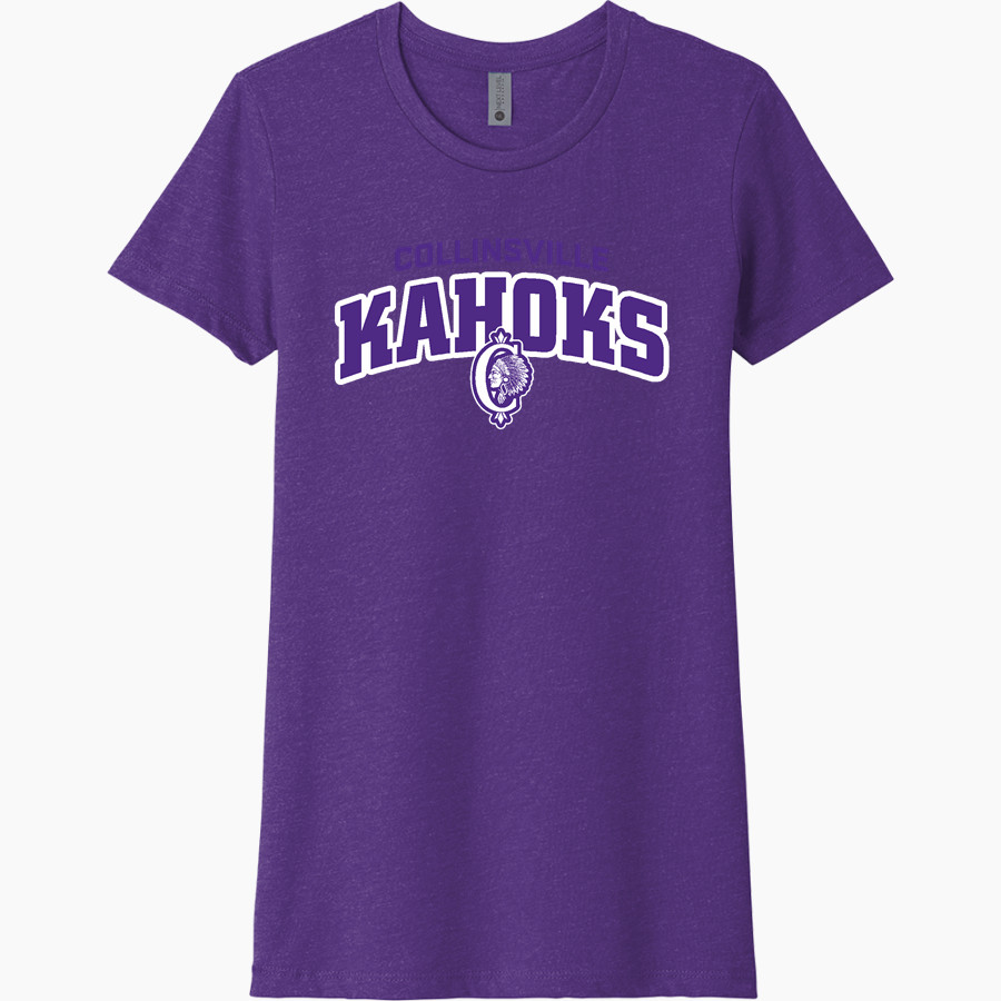 Collinsville Kahoks Next Level Women's CVC Tee