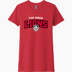 The Rock Lions Next Level Women's CVC Tee Front Thumbnail