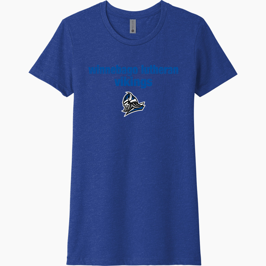 Winnebago Lutheran Vikings Online Store <span class="pdp-name-mascot">Winnebago Lutheran Academy Vikings</span> Next Level Women's CVC Tee