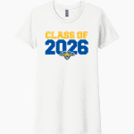 CLYDE HIGH SCHOOL FLIERS <span class="pdp-name-mascot">CLYDE FLIERS</span> Next Level Women's CVC Tee Front Thumbnail