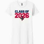 Pope John Paul Ii Jaguars <span class="pdp-name-mascot">Pope John Paul Ii Jaguars</span> Next Level Women's CVC Tee Front Thumbnail