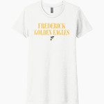 FREDERICK HIGH SCHOOL GOLDEN EAGLES <span class="pdp-name-mascot">FREDERICK GOLDEN EAGLES</span> Next Level Women's CVC Tee Front Thumbnail