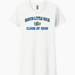 NORTH LITTLE ROCK HIGH SCHOOL CHARGING WILDCATS Next Level Women's CVC Tee Front Thumbnail