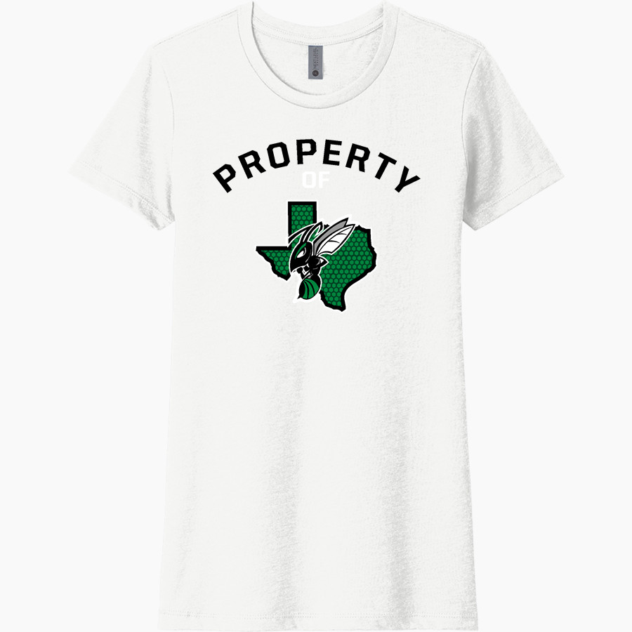 BOLES HIGH SCHOOL HORNETS Next Level Women's CVC Tee