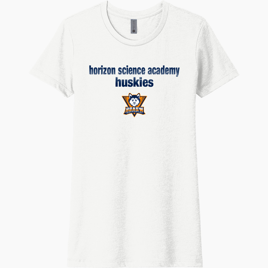 Horizon Science Academy Huskies <span class="pdp-name-mascot">Horizon Science Academy Huskies</span> Next Level Women's CVC Tee