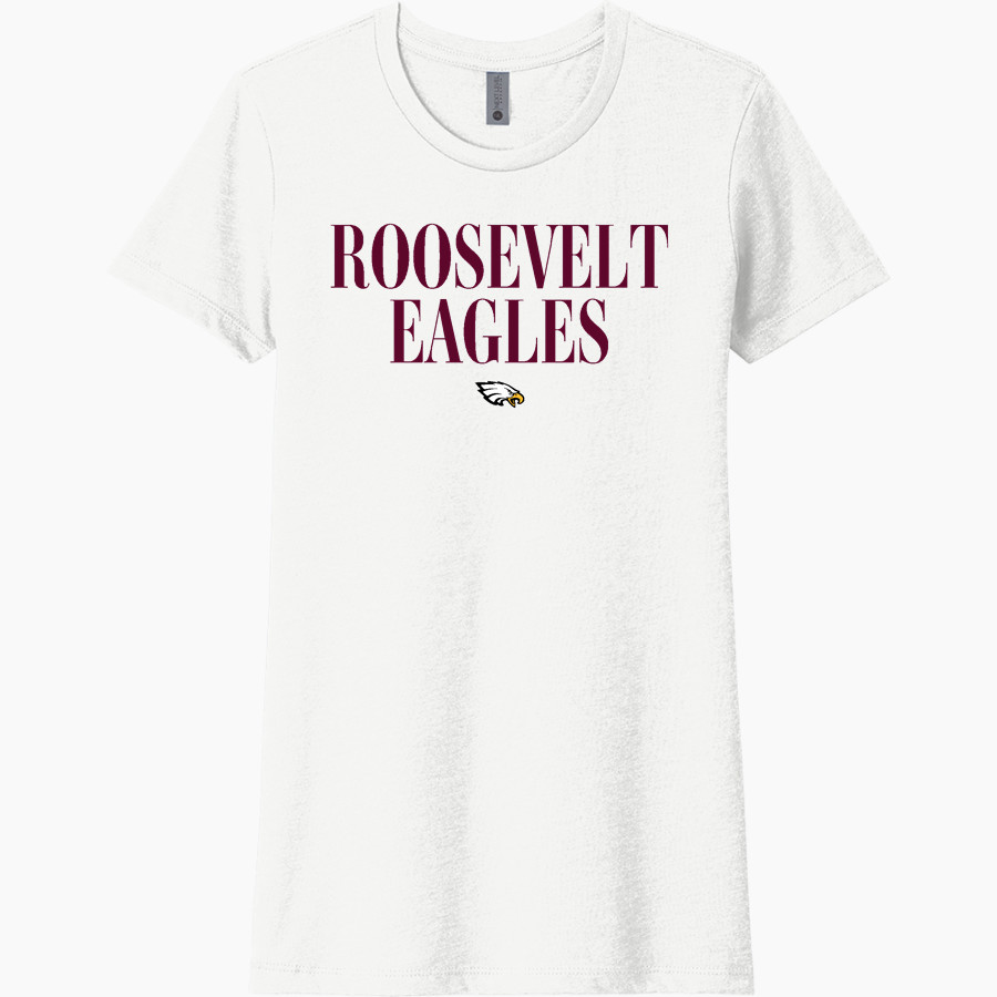 ROOSEVELT HIGH SCHOOL EAGLES <span class="pdp-name-mascot">ROOSEVELT EAGLES</span> Next Level Women's CVC Tee