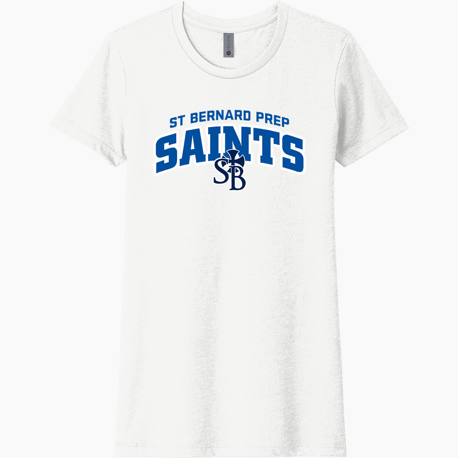 ST BERNARD PREP SAINTS <span class="pdp-name-mascot">ST BERNARD PREP SAINTS</span> Next Level Women's CVC Tee