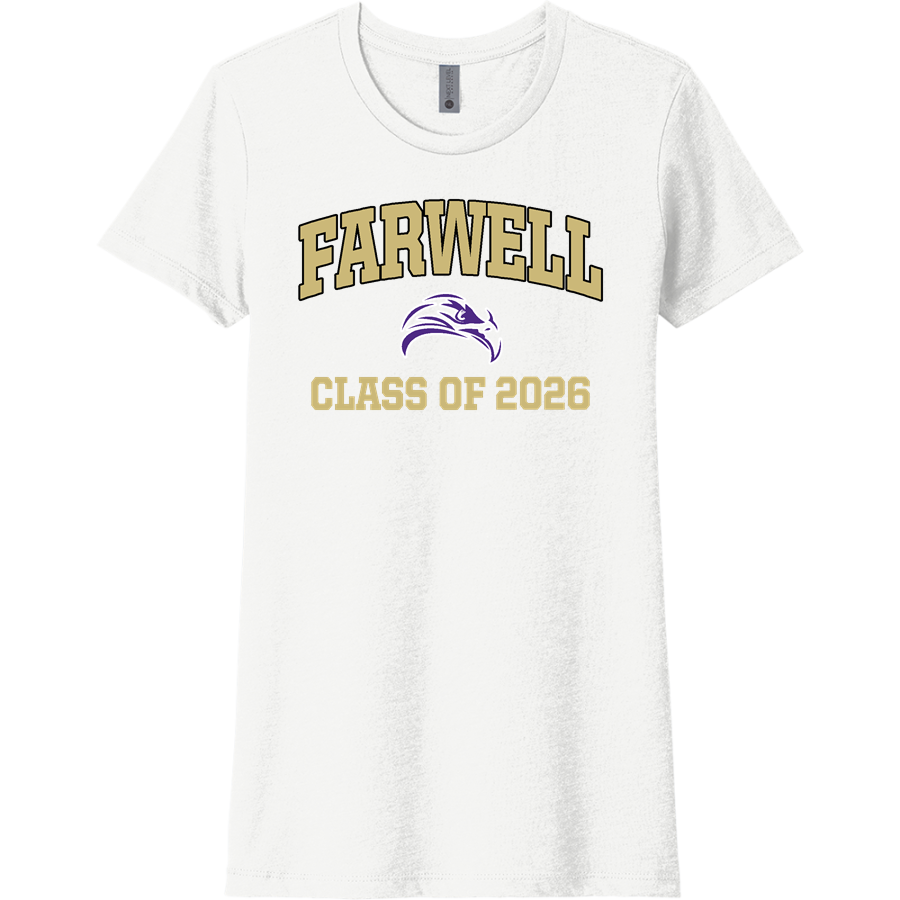 FARWELL HIGH SCHOOL EAGLES <span class="pdp-name-mascot">FARWELL EAGLES</span> Next Level Women's CVC Tee