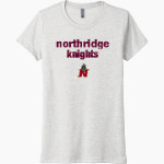 Northridge Knights Next Level Women's Tri-Blend Tee Front Thumbnail