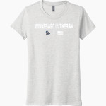 Winnebago Lutheran Vikings Online Store <span class="pdp-name-mascot">Winnebago Lutheran Academy Vikings</span> Next Level Women's Tri-Blend Tee Front Thumbnail
