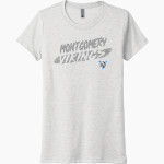 Montgomery Vikings <span class="pdp-name-mascot">Montgomery High School Vikings</span> Next Level Women's Tri-Blend Tee Front Thumbnail