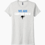 Canyon View Falcons Next Level Women's Tri-Blend Tee Front Thumbnail