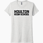 HOULTON HIGH SCHOOL SHIRETOWNERS Next Level Women's Tri-Blend Tee Front Thumbnail