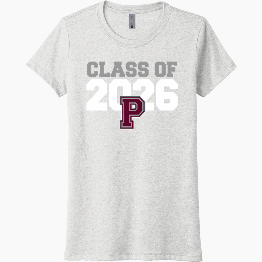 PERRY HIGH SCHOOL MAROONS Next Level Women's Tri-Blend Tee