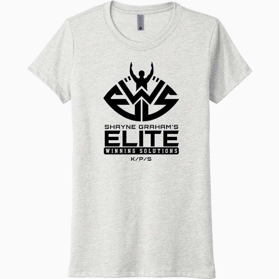 SHAYNE GRAHAM'S ELITE WINNING SOLUTIONS Next Level Women's Tri-Blend Tee