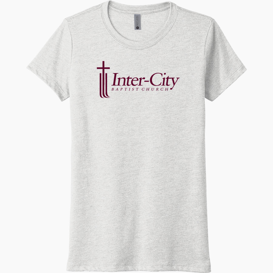Inter-City Baptist Inter-City Baptist H <span class="pdp-name-mascot">Inter-City Baptist High School</span> Next Level Women's Tri-Blend Tee