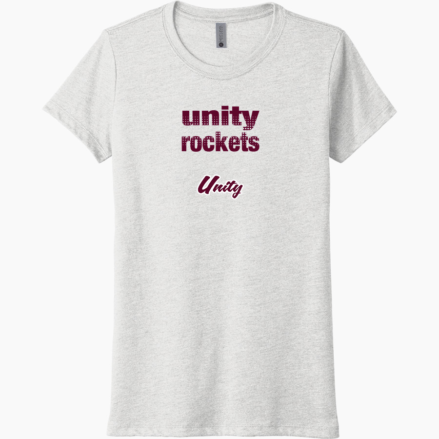 UNITY HIGH SCHOOL ROCKETS <span class="pdp-name-mascot">UNITY ROCKETS</span> Next Level Women's Tri-Blend Tee