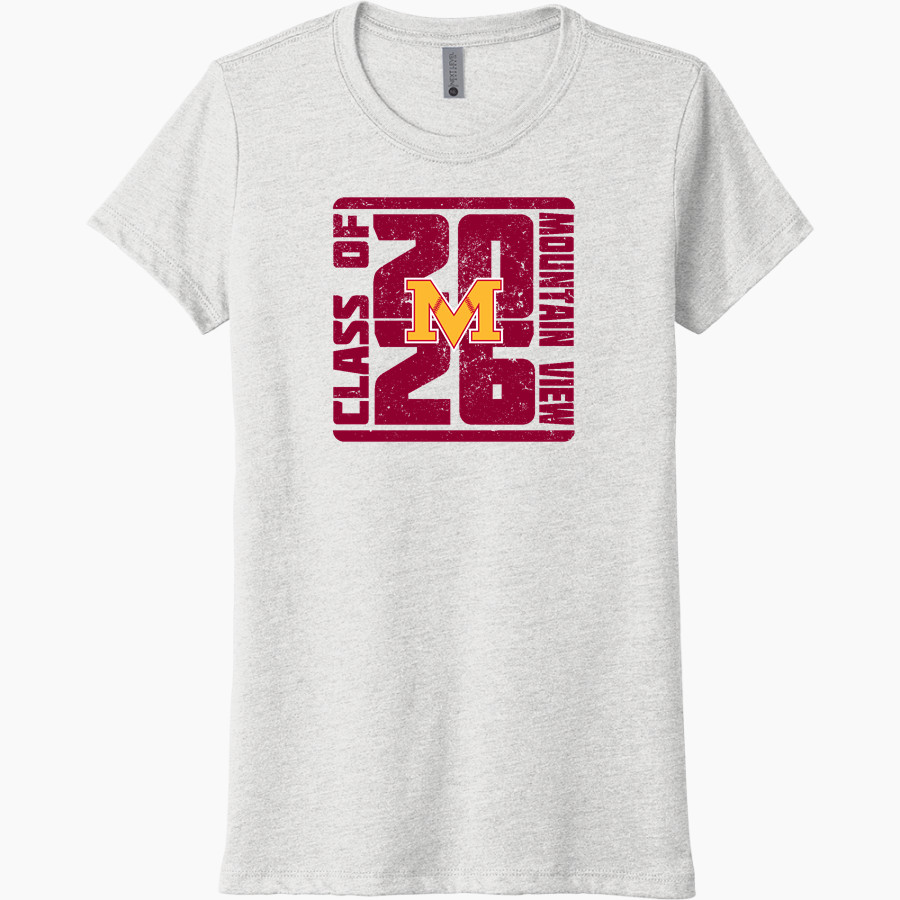MOUNTAIN VIEW HIGH SCHOOL BRUINS Next Level Women's Tri-Blend Tee