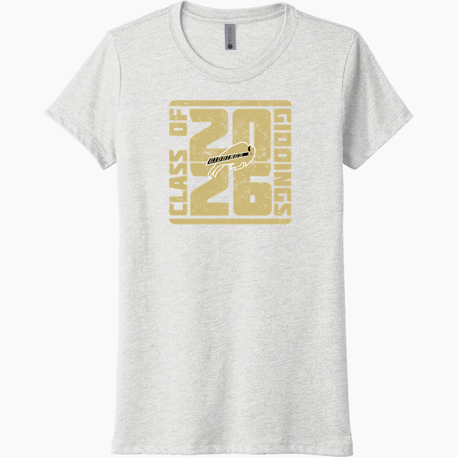 GIDDINGS BUFFALOS Next Level Women's Tri-Blend Tee