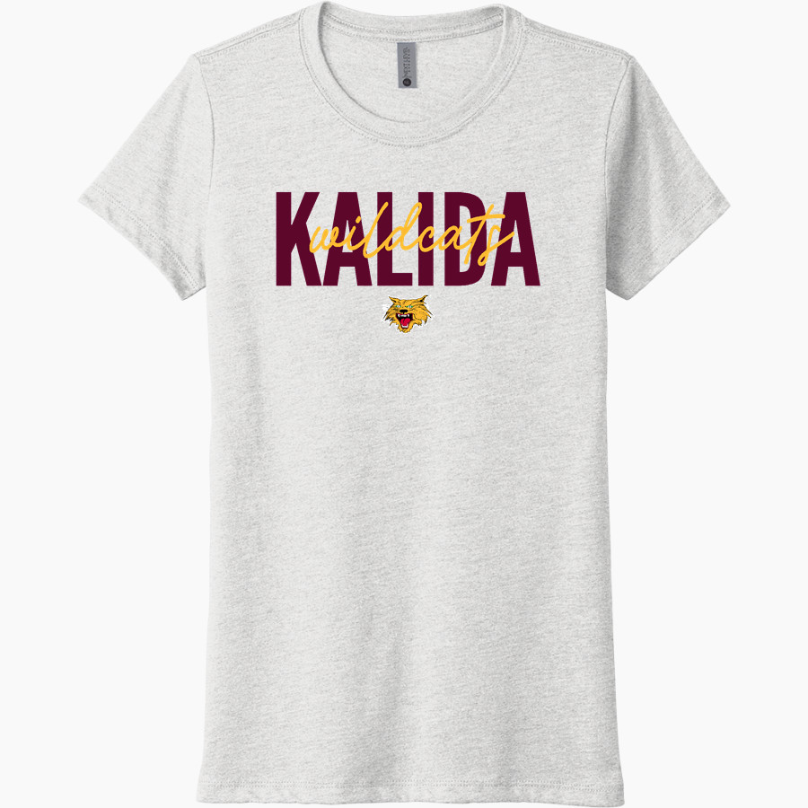 KALIDA HIGH SCHOOL WILDCATS <span class="pdp-name-mascot">KALIDA WILDCATS</span> Next Level Women's Tri-Blend Tee