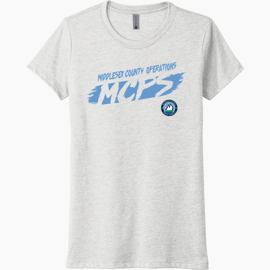 Middlesex County Operations Mcps Next Level Women's Tri-Blend Tee