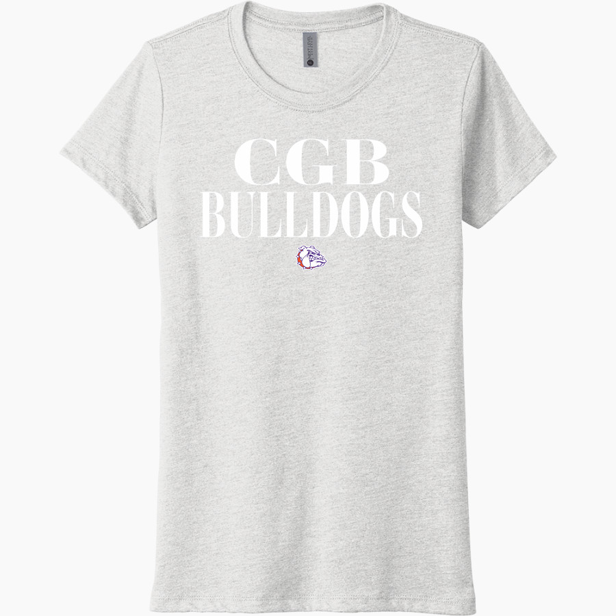 BEMENT MIDDLE SCHOOL BULLDOGS Next Level Women's Tri-Blend Tee