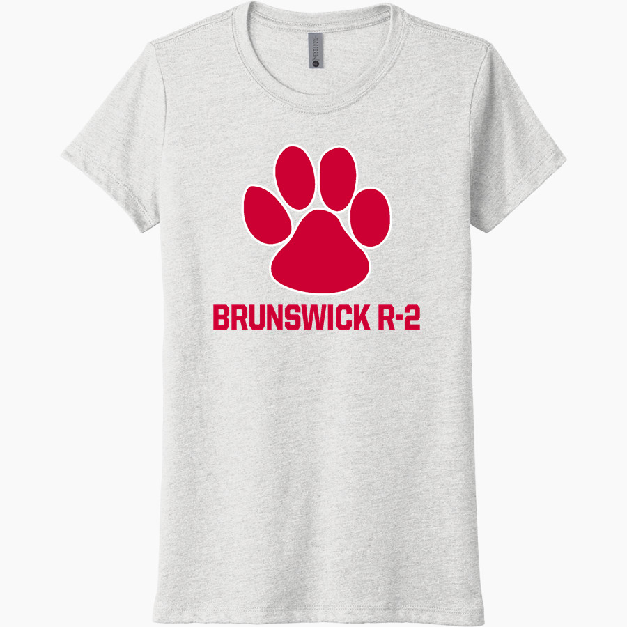 BRUNSWICK R-2 HIGH SCHOOL WILDCATS Next Level Women's Tri-Blend Tee