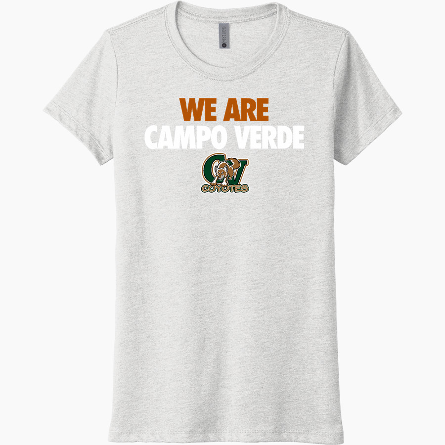CAMPO VERDE HIGH SCHOOL COYOTES <span class="pdp-name-mascot">CAMPO VERDE COYOTES</span> Next Level Women's Tri-Blend Tee