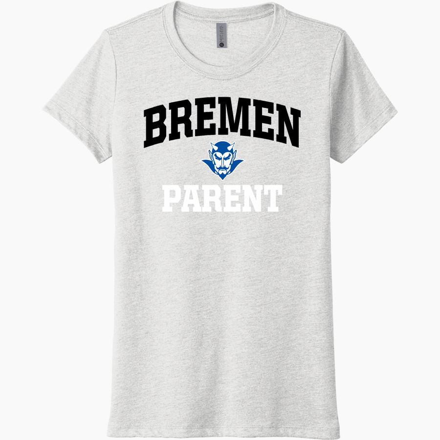 BREMEN HIGH SCHOOL BLUE DEVILS <span class="pdp-name-mascot">BREMEN BLUE DEVILS</span> Next Level Women's Tri-Blend Tee