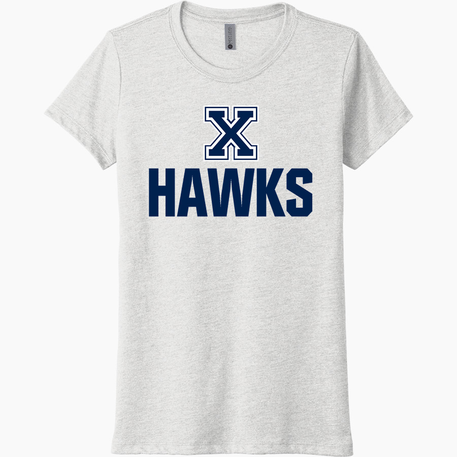 XAVIER HIGH SCHOOL HAWKS Next Level Women's Tri-Blend Tee