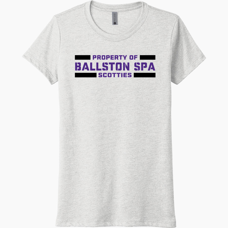Ballston Spa Scotties The Official Online Store <span class="pdp-name-mascot">Baaston Spa Scotties</span> Next Level Women's Tri-Blend Tee