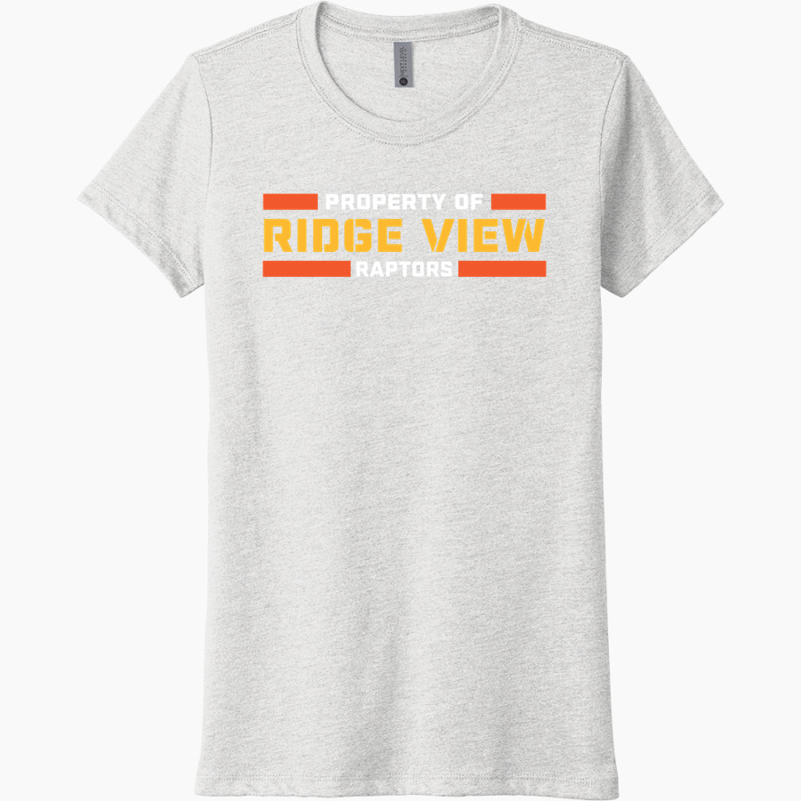 Ridge View Raptors <span class="pdp-name-mascot">Ridge View Raptors</span> Next Level Women's Tri-Blend Tee