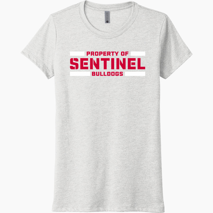 SENTINEL HIGH SCHOOL BULLDOGS <span class="pdp-name-mascot">SENTINEL BULLDOGS</span> Next Level Women's Tri-Blend Tee