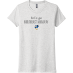 Northeast Nodaway Bluejays <span class="pdp-name-mascot">Northeast Nodaway Bluejays</span> Next Level Apparel Women's Tri-Blend Tee Front Thumbnail