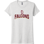 WM E GRADY VOC TECH SCHOOL FALCONS <span class="pdp-name-mascot">GRADY HIGH SCHOOL FALCONS</span> Next Level Apparel Women's Tri-Blend Tee Front Thumbnail