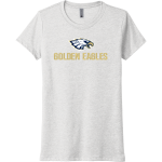 BETHPAGE HIGH SCHOOL GOLDEN EAGLES <span class="pdp-name-mascot">BETHPAGE GOLDEN EAGLES</span> Next Level Women's Tri-Blend Tee Front Thumbnail