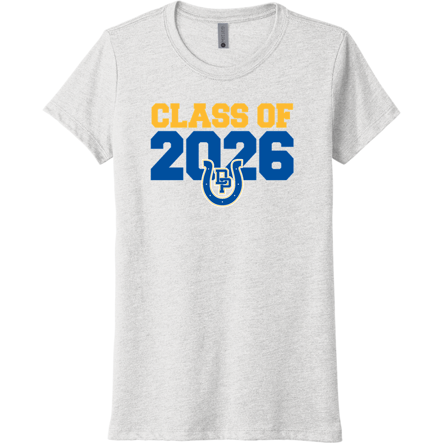 DOS PALOS HIGH SCHOOL BRONCOS <span class="pdp-name-mascot">DOS PALOS BRONCOS</span> Next Level Apparel Women's Tri-Blend Tee