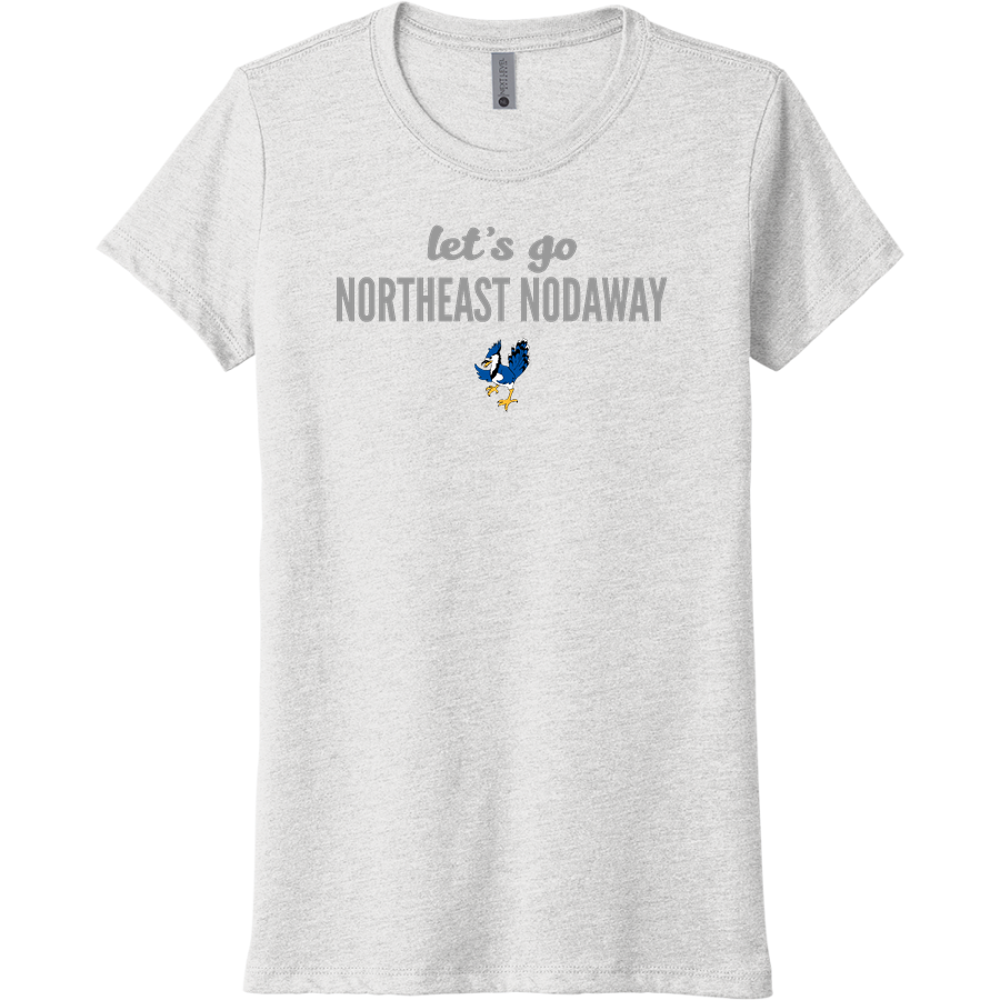Northeast Nodaway Bluejays <span class="pdp-name-mascot">Northeast Nodaway Bluejays</span> Next Level Apparel Women's Tri-Blend Tee