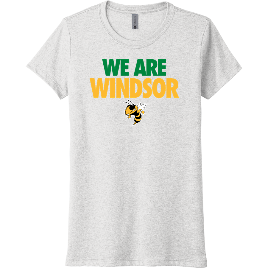 WINDSOR HIGH SCHOOL YELLOW JACKETS <span class="pdp-name-mascot">WINDSOR YELLOW JACKETS</span> Next Level Apparel Women's Tri-Blend Tee