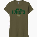 Head-Royce Jayhawks Next Level Women's Tri-Blend Tee Front Thumbnail